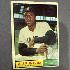 Topps 1961 Topps Willie McCovey Rookie #517 San Francisco Giants Baseball Card
