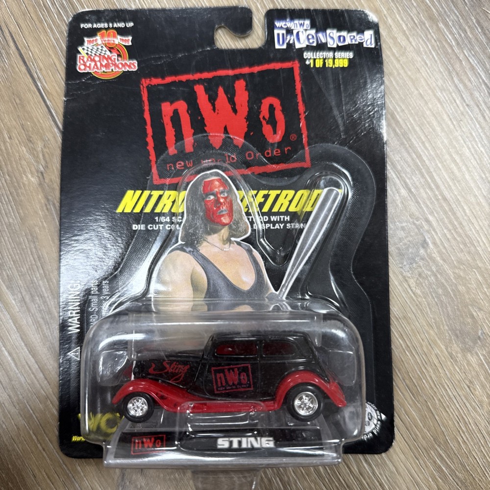 Vintage 1999 Wolfpack Sting Racing Champions 1/64 WCW NWO Nitro Streetrods