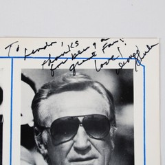 Otto Graham Signed Photo 8×10 w/ Gale Sayers, Don Shula & Earl Morrall – COA JSA