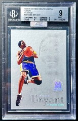 1998-99 SkyBox Molten Metal KOBE BRYANT #33 Fusion #33/250 BGS 9 Mint MBA Silver