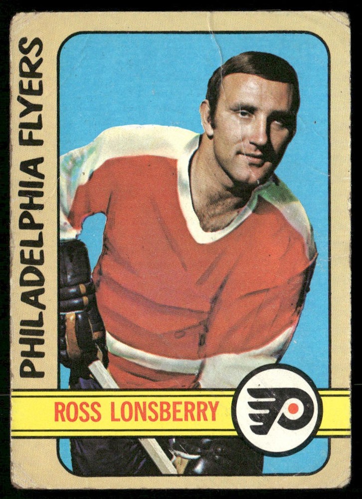 Ross Lonsberry 1972-73 Topps #112 Philadelphia Flyers Good Creases