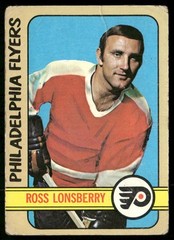 Ross Lonsberry 1972-73 Topps #112 Philadelphia Flyers Good Creases