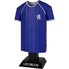 Retro Chelsea Metal Football Shirt Personalised 2000/01 Home Kit Alloy Shirt