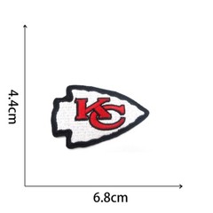 Kansas City Chiefs Arrow Super Bowl NFL Football Embroidered Iron on Patch