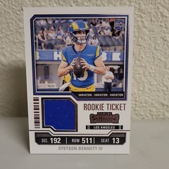 Panini 2023 Contenders Stetson Bennett IV Rookie Ticket Patch