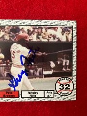 LIMITED to 52 GEORGE FOSTER Signed 1977 MVP HOME RUN SET 7/27/77 Card #32 of 52