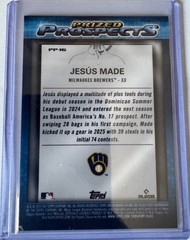 Topps 2025 Bowman Draft Prized Prospects PP-16 Jesus Made Pink Mojo RC /199