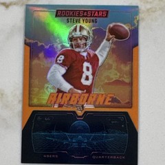 Panini 2025 Rookies & Stars Airborne Prizm Steve Young #17 /25 49ers NFL