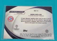 2023-24 Topps Chrome UEFA Starball Debuts #SD-14 Gerd Müller SOCCER Card T8