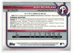 2022 1st Bowman Draft AQUA Lava Refractor RC Alex McFarlane #BDC-117 Rookie /199