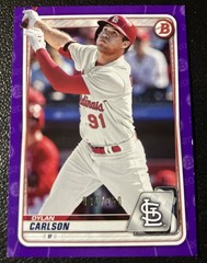 DYLAN CARLSON 5 Crd Lot 2 2016 #BDC-3 RC, 2 2020 BFE-106,(BP-106 #’d 081/250)