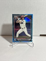 2024 Bowman Chrome 1st #BDC-18 Ryan Waldschmidt Sky Blue Refractor
