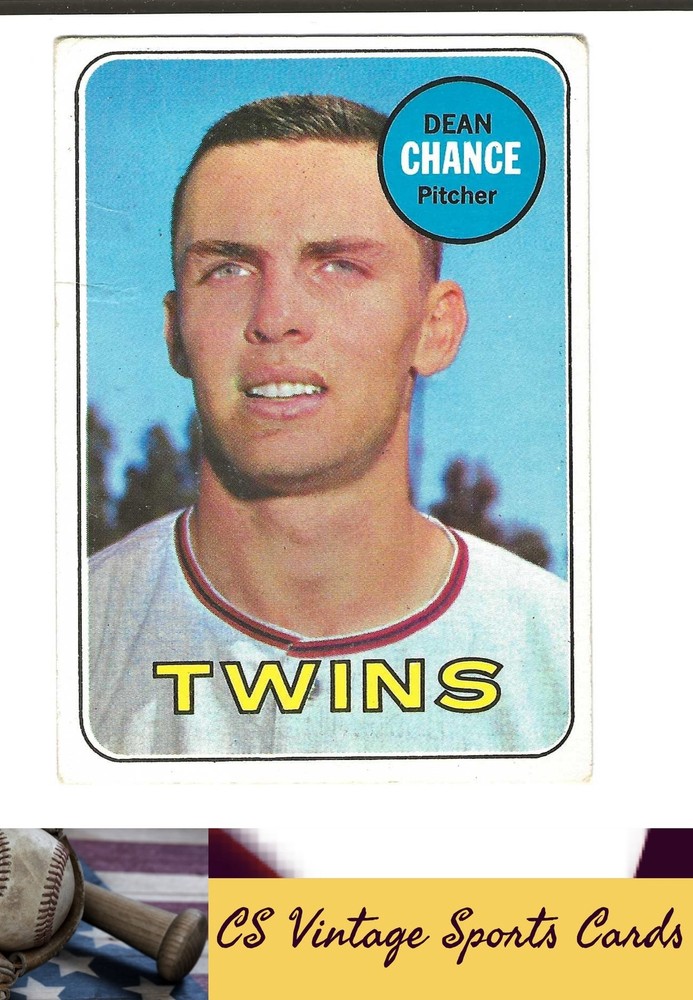 1969 Topps #620 Dean Chance