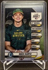 2024 Bowman Draft – Bowman Draft Night Nick Kurtz #BDN-3 (RC) Oakland Athletics