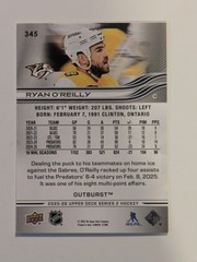 2025-26 Upper Deck Series 2 Silver Outburst Ryan O&rsquo;Reilly #345