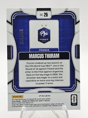 2026 Panini Prizm FIFA World Cup Marcus Thuram Orange Flash Prizm #&rsquo;d 308/315