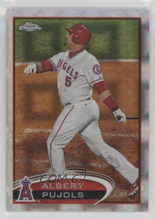 2012 Topps Chrome X-Fractor Albert Pujols #80 06k9
