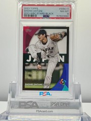 SHOHEI OHTANI 2023TOPPS WBC STARS-BLACK(/299) #WBC11 PSA8!POP12!