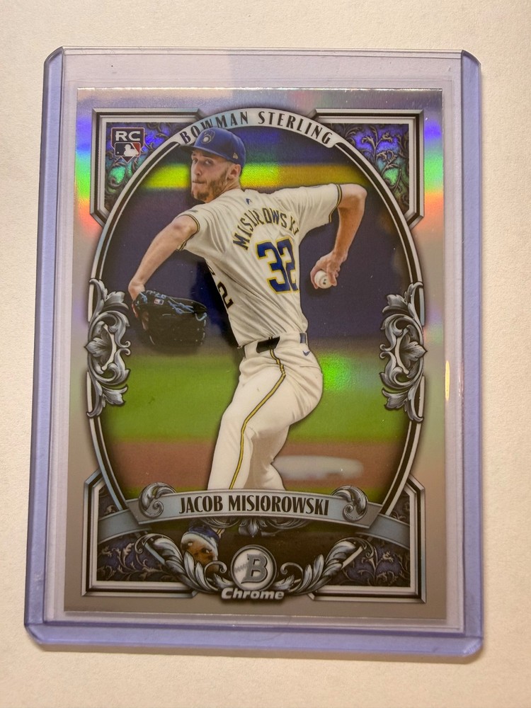 2026 Bowman #BST-13 Jacob Misiorowski Bowman Sterling Refractor Rookie RC