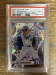 2024 Bowman&rsquo;s Best – Top Prospects Jac Caglianone #TP-6 Refractor (RC) PSA 10