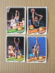 1979-80 Topps Basketball Partial Set 109/132 Alex English RC Kareem Dr J Gervin
