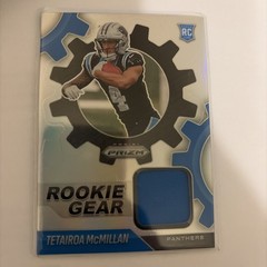2025 Prizm Patch Rookie Gear Silver TETAIROA MCMILLAN (RC) RGR-TMC – PANTHERS 🔥