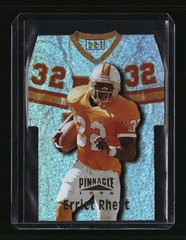 1996 Pinnacle Premium Stock #1 Errict Rhett 3-2-1 Holofoil Die Cut Jerseys