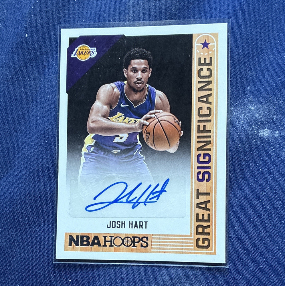 Panini 2017-18 NBA Hoops Josh Hart Great Significance Auto #GS-JHT Lakers