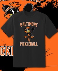 Baltimore Orioles Pickleball shirt Adult and Youth Sizes S-6XL Tracking!!