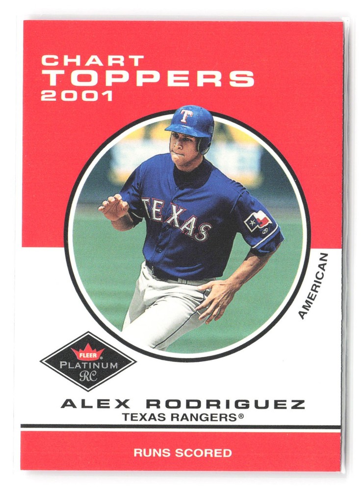 Alex Rodriguez 2001 Fleer Platinum #421 Texas Rangers SK1049