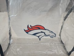 Foco Denver Broncos Clear Reusable Bag 12 X 12 X 6