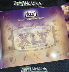 🏈 2005 Star Tribune Minnesota Vikings Medallion Collection – 22 Complete 🏈