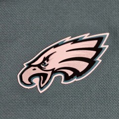 Mens Nike DriFIT Philadelphia Eagles Polo Shirt Medium Green Black NFL