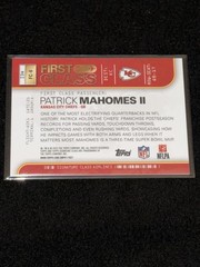 2025 Topps Signature Class Football Patrick Mahomes First Class Case Hit SSP 🔥
