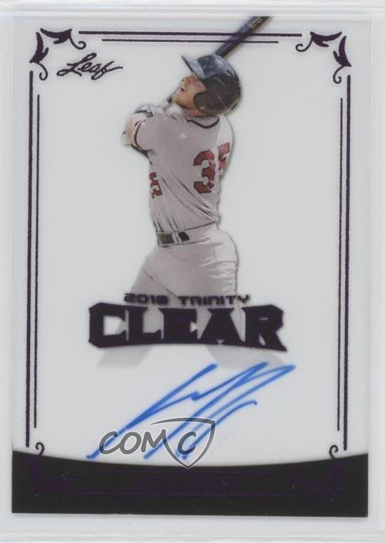 2018 Leaf Trinity Clear Seth Beer #CA-SB1 Auto uk2