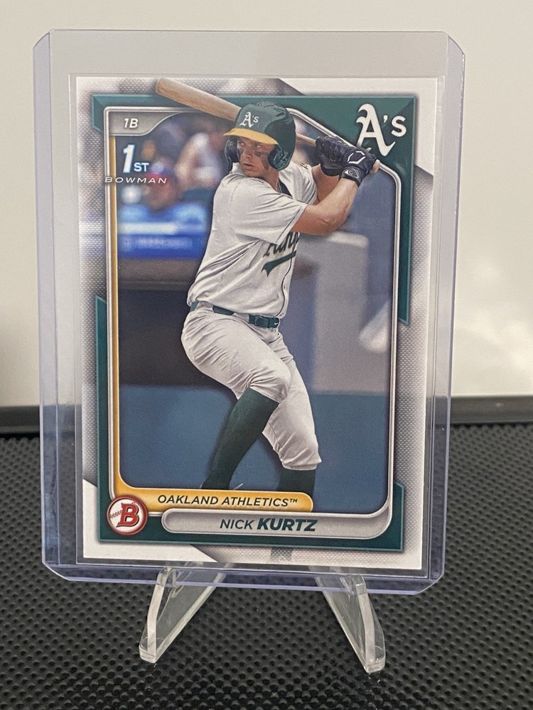 2024 Bowman Draft Nick Kurtz 1st Bowman #BD-56 A&rsquo;s Athletics