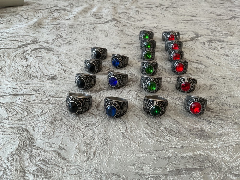 Cooperstown Hall of Fame AYB « LITTLE MAJORS » Rings Various sizes, PER RING