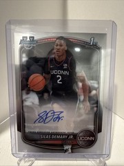 2025-26 Bowman Basketball Silas Demary JR. 1st Bowman Chrome Auto #CPA-SD UConn