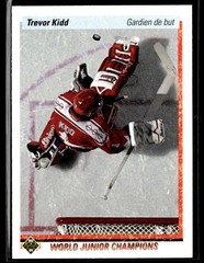 1990-91 Upper Deck French #463 Trevor Kidd RC Hockey Card 1202K