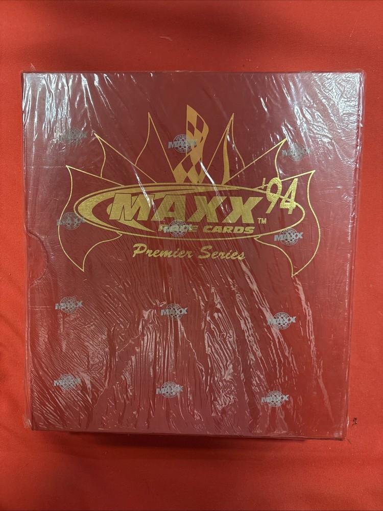 1994 Maxx Race Cards Premier Series / Red Binder SEALED / 300 unopened…