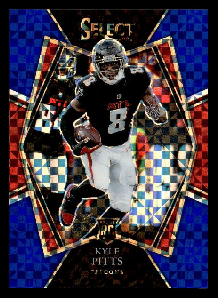 2021 Panini Select Blue Prizm #146 Kyle Pitts SN,RC #/149