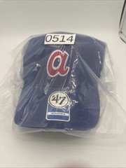 &rsquo;47 Atlanta Braves Clean Up Cooperstown Royal Blue Snap Back Hat Kids/youth