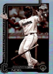 2025 Topps Chrome #291 Jhonkensy Noel Sepia Refractors