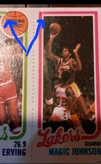 1980-81 Topps Magic J L Bird DR. J 139-174-34 RC Rookie