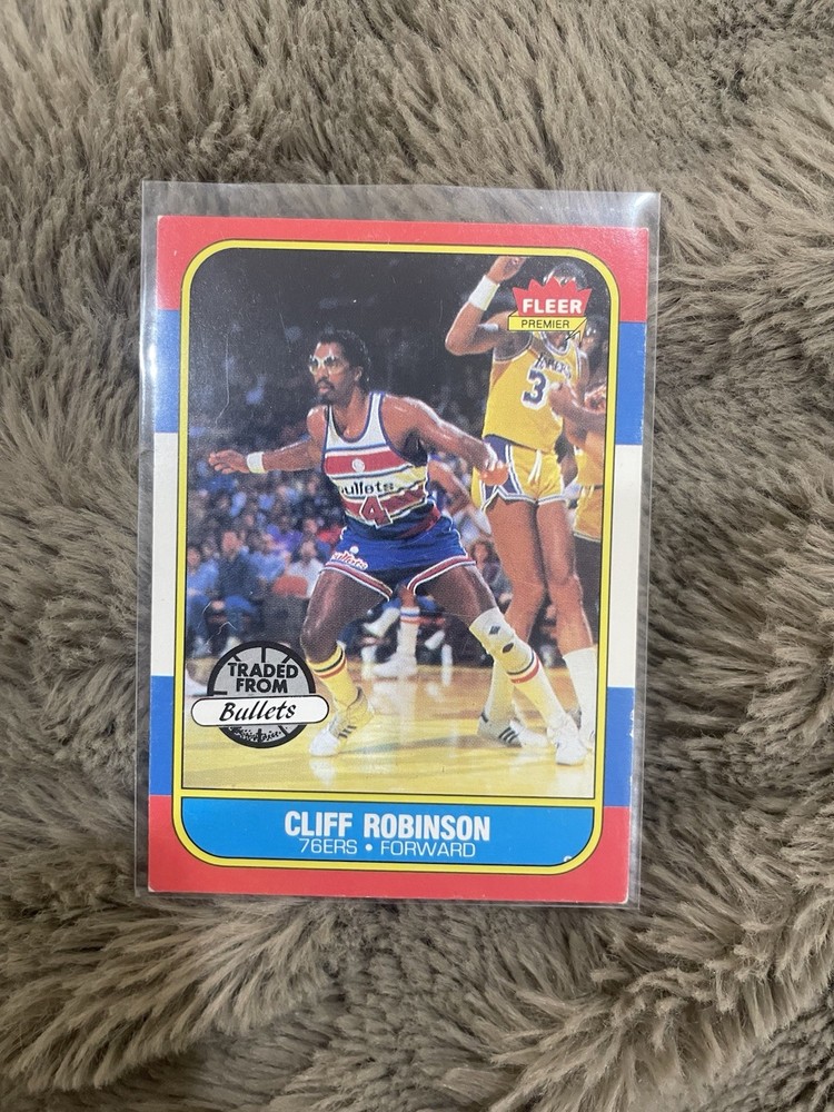 1986-87 Fleer – Cliff Robinson #93