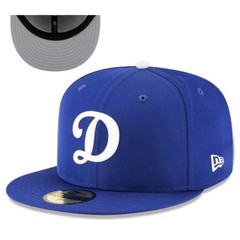 New Era 59FIFTY Los Angeles Dodgers Fitted Hat Royal Blue D Logo Cap