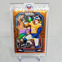 Nik Bonitto Orange Lazer Custom Sports Card Handmade Color Match Premium Display
