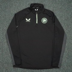 Ireland Football Pullover Men Medium Black Castore Performance Quarter Zip