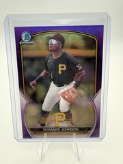 2023 Bowman Chrome – Prospects Termarr Johnson #BCP-170 Purple Refractor /250…