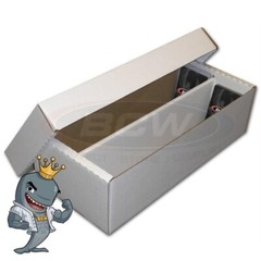 25x BCW 1600ct 2-row Storage Box with LID (25ct Bundle) – $4.24/Box FREE SHIP